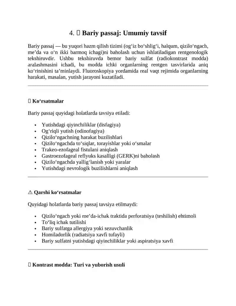 Rentgen tekshiruvi (Radiografiya) 4