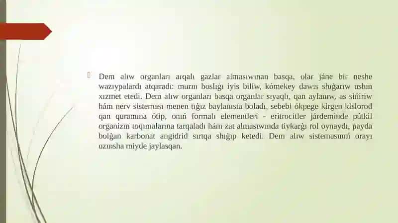 Dem alıw organları 4