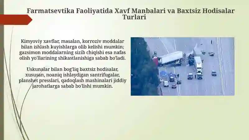 Baxtsiz xodisalar farmasevtik faolyatlarda 4