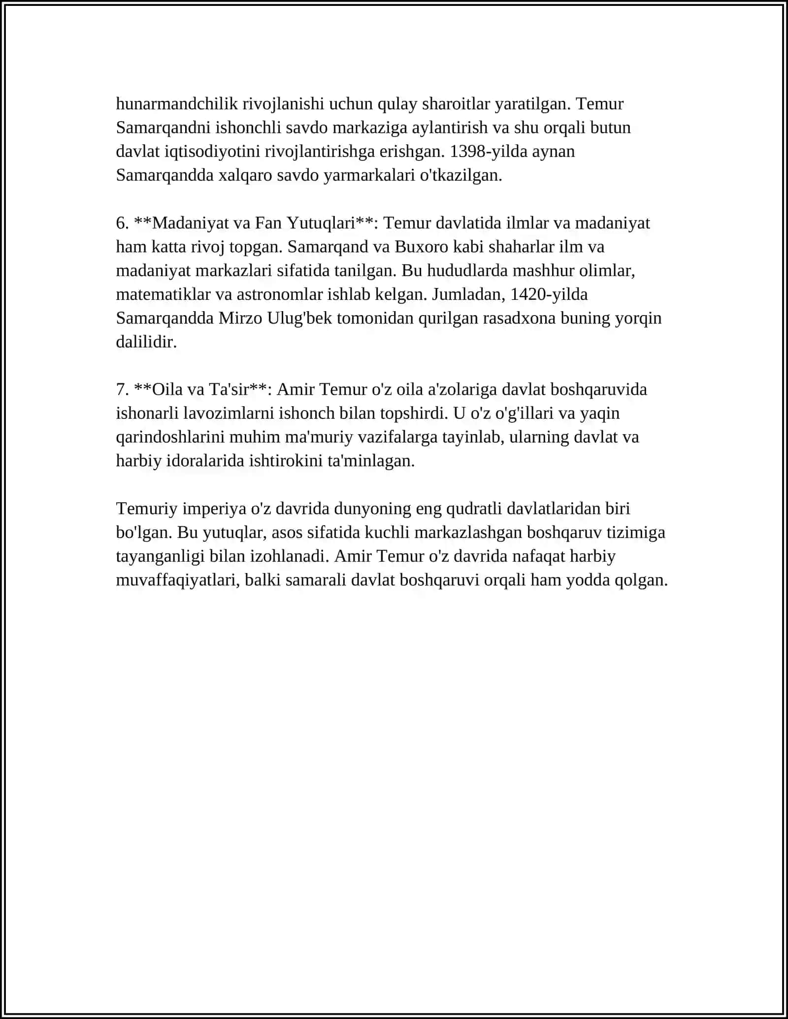 AMIR TEMUR BUYUK DAVLAT ARBOBI 4