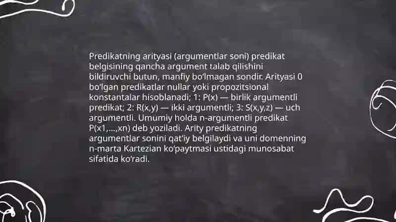 Predikatlar va ular ustida amallar 4