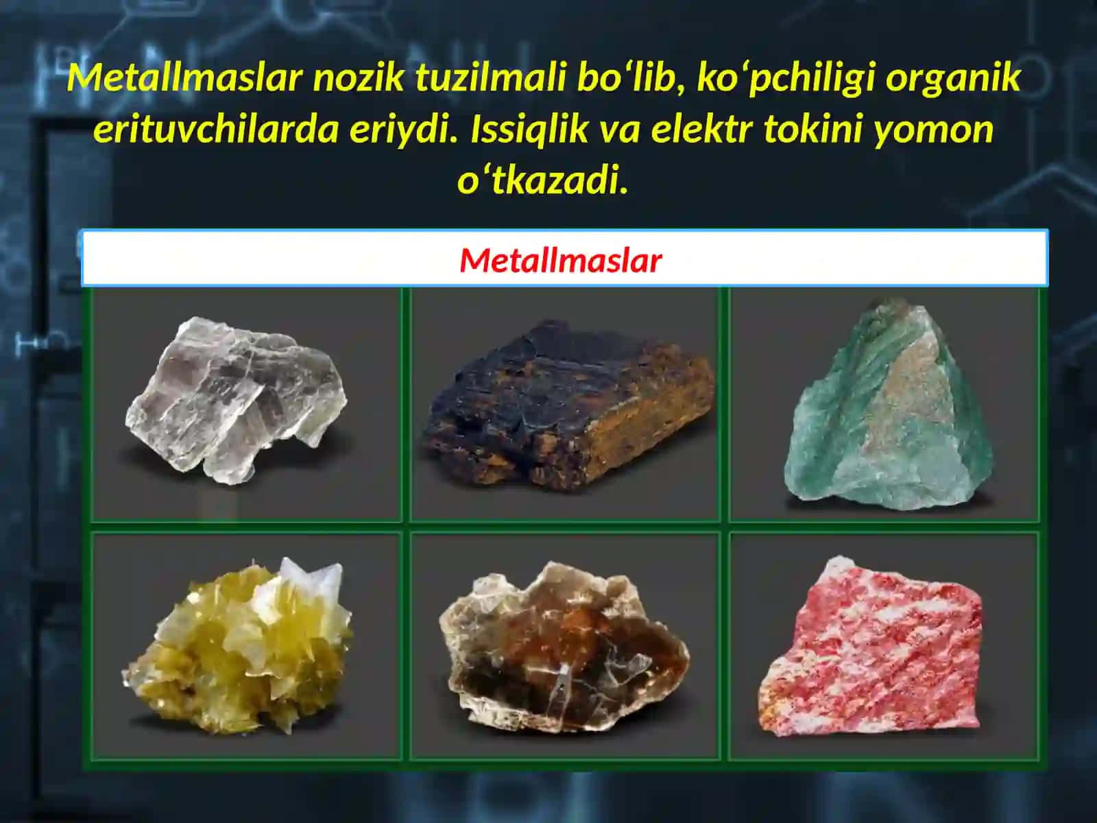 Metall maslarning xossalari 4