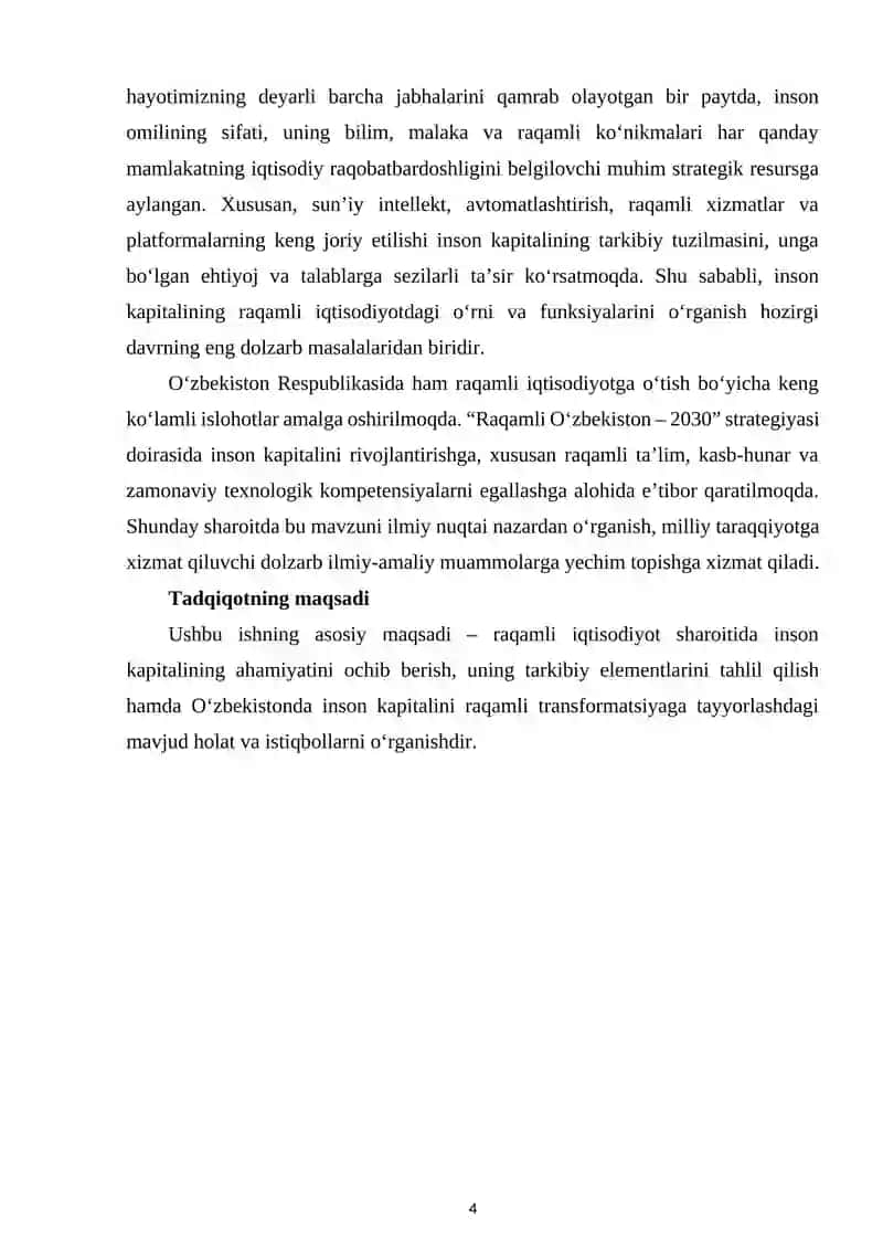 Inson kapitalining raqamli iqtisodiyotdagi o‘rni 4