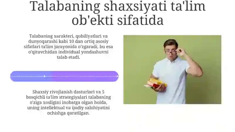 Oʻquvchi shaxsi tarbiyasi obyekti va subyekti 4
