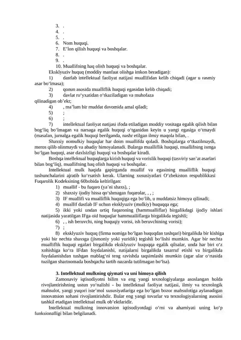 INTELLEKTUAL MULK VA UNI HIMOYA QILISH USULLARI 4