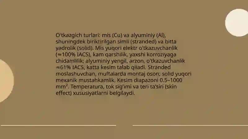 Kabel liniyalarining tuzilishi va muftalari 4