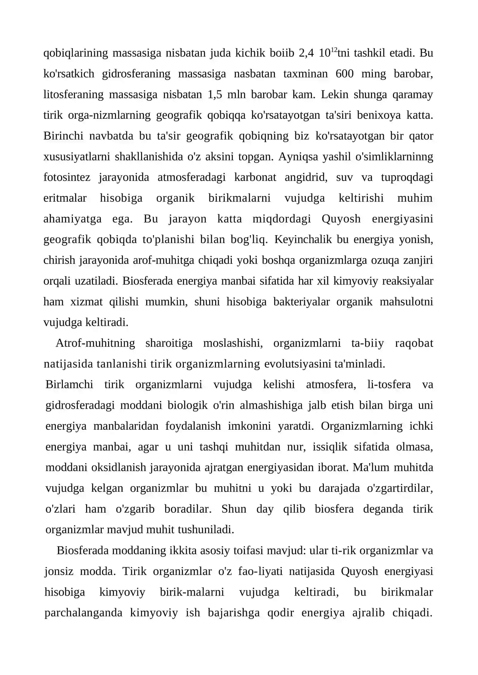 BIOSFERA 4