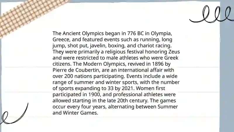 The Olympic games 4