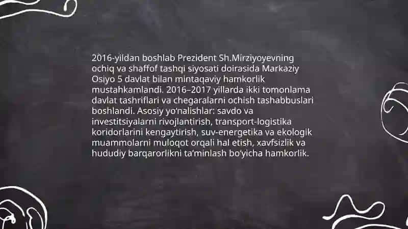 Ochiq va Shaffof Tashqi Siyosati 4