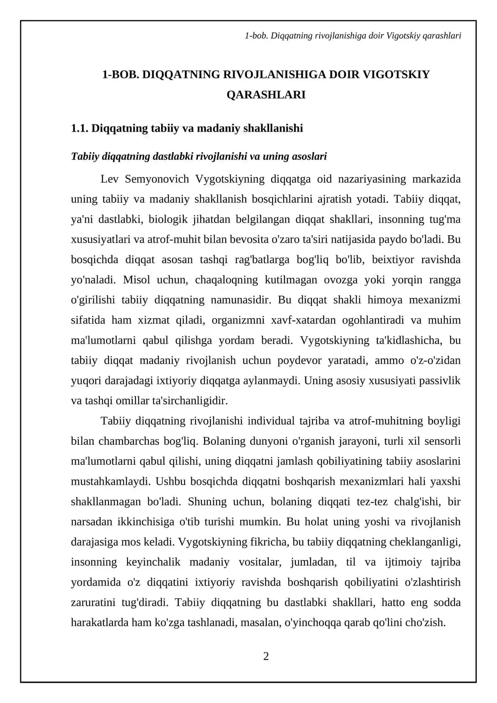 L.S.Vigotskiyning diqqat borasidagi izlanishlari 4