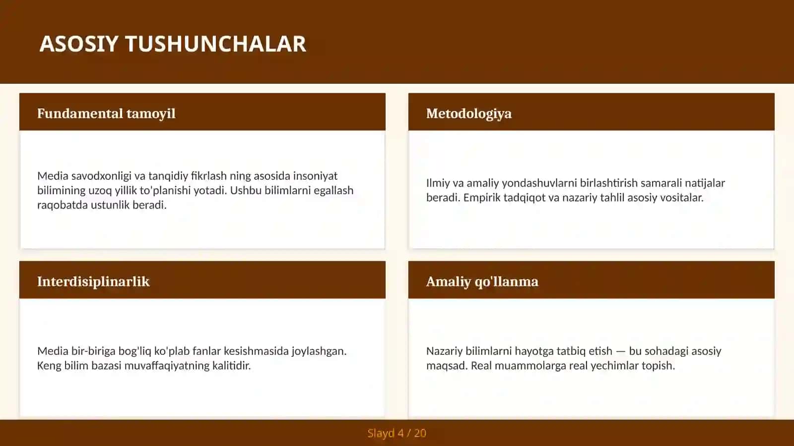 MEDIA SAVODXONLIGI VA TANQIDIY FIKRLASH 4