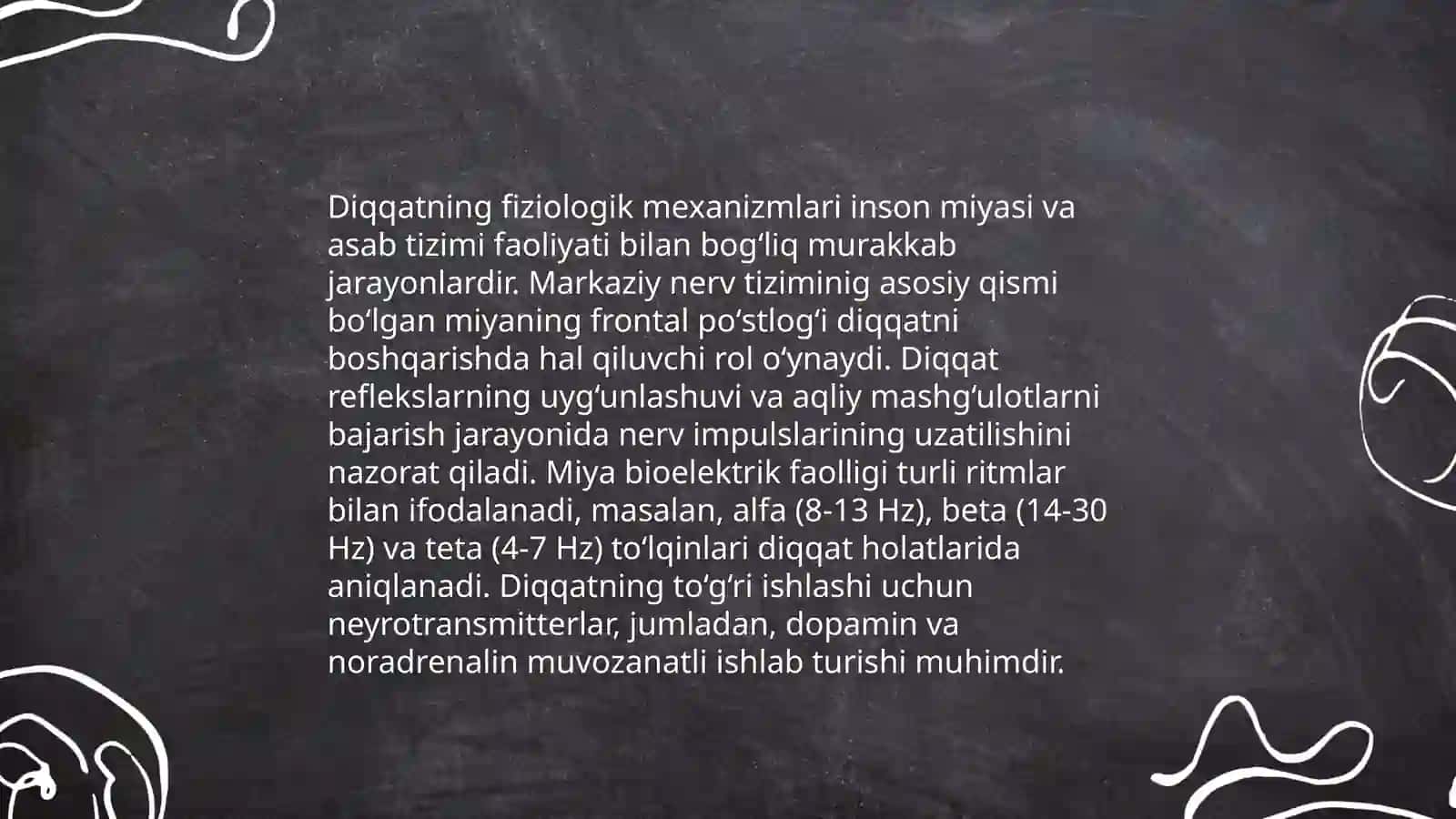 Diqqat turlari va uning xususiyatlari 4