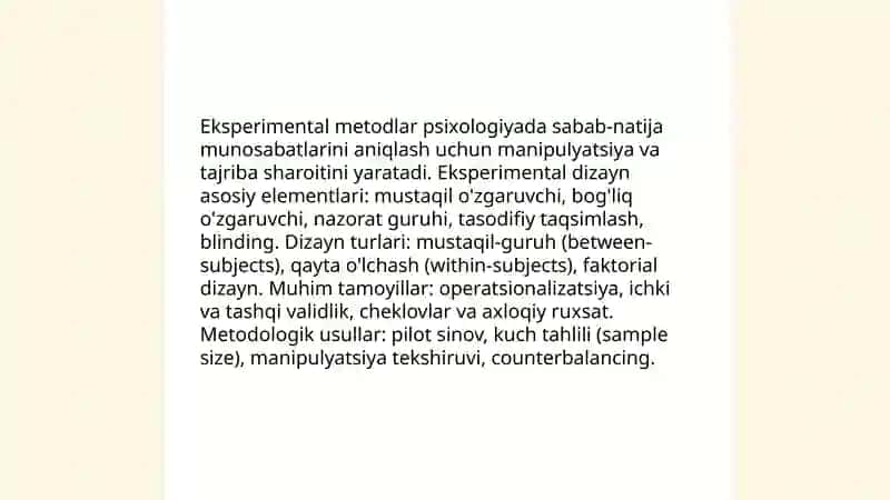 Psixologiya metodlari 4