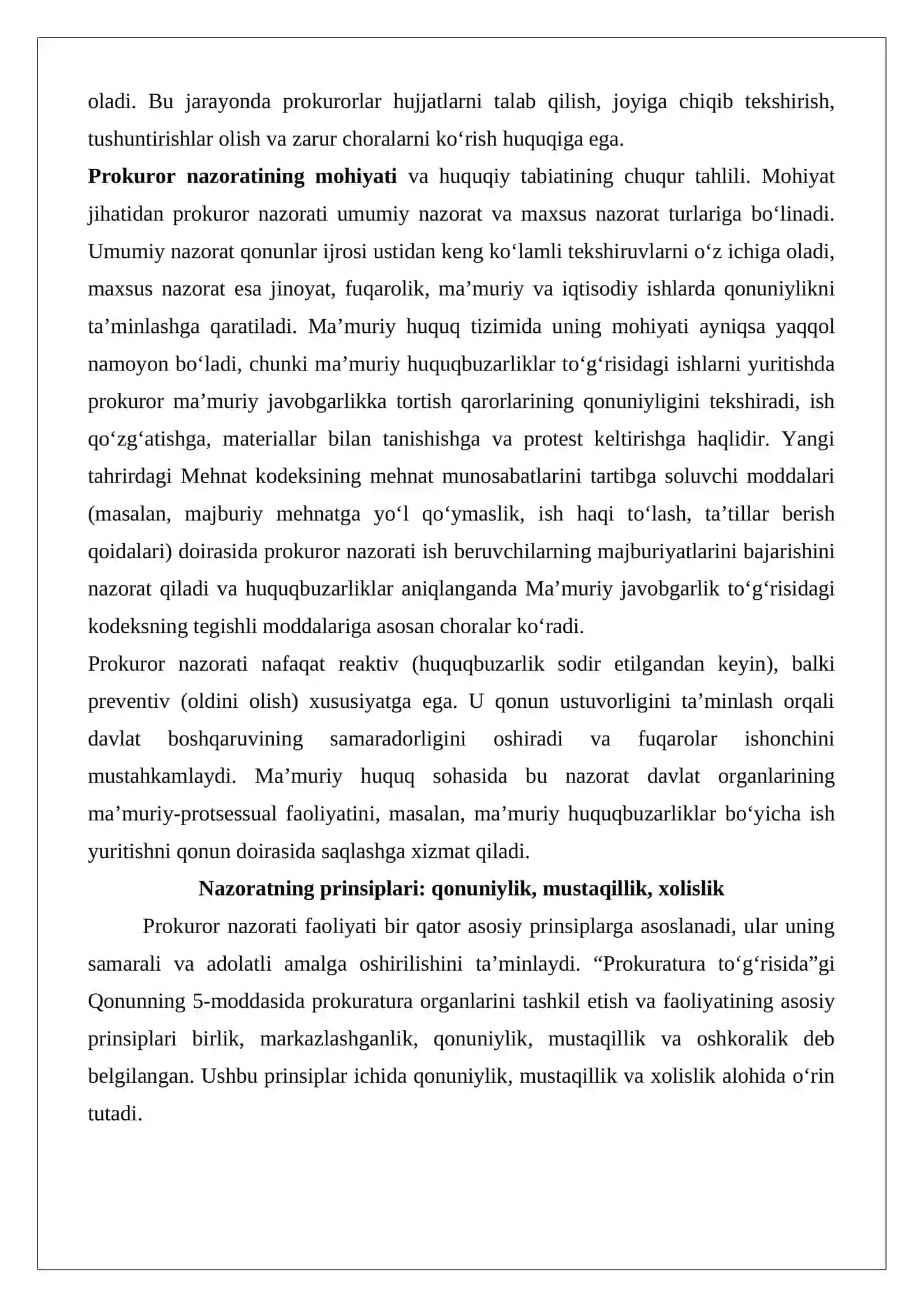 Davlat institutlari ustidan prokuror nazorati: nazariy-huquqiy yondashuv 4