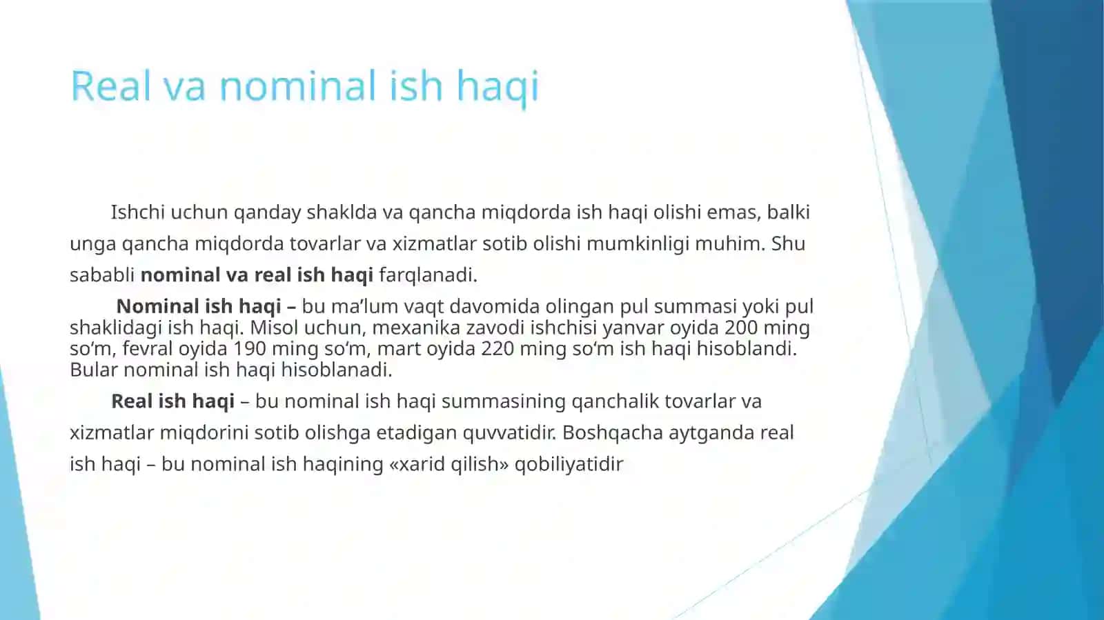 Ish haqi va mehnat munosabatlari 4