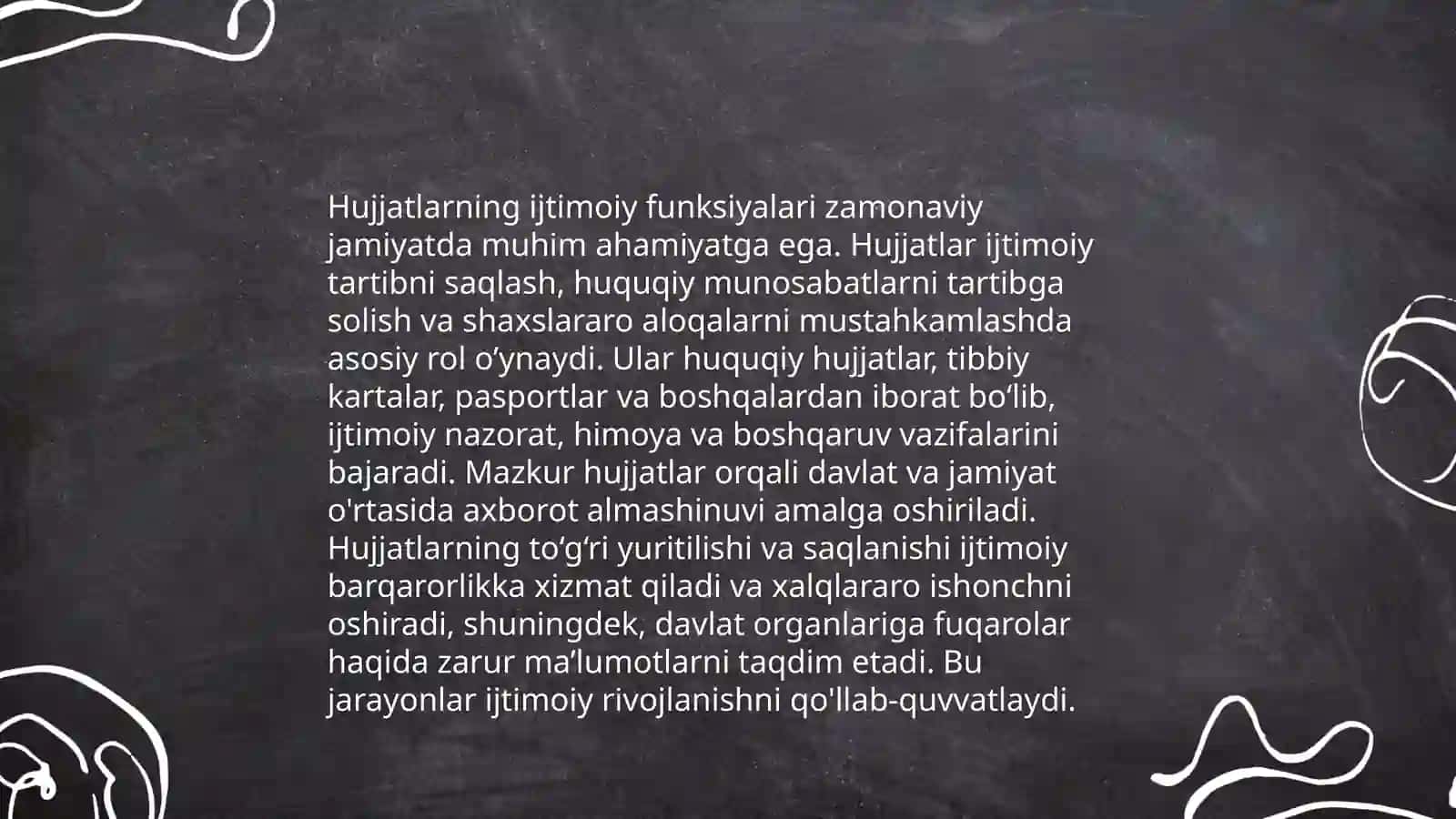 Hujjatlarning paydo bòlishi va tarixi 4