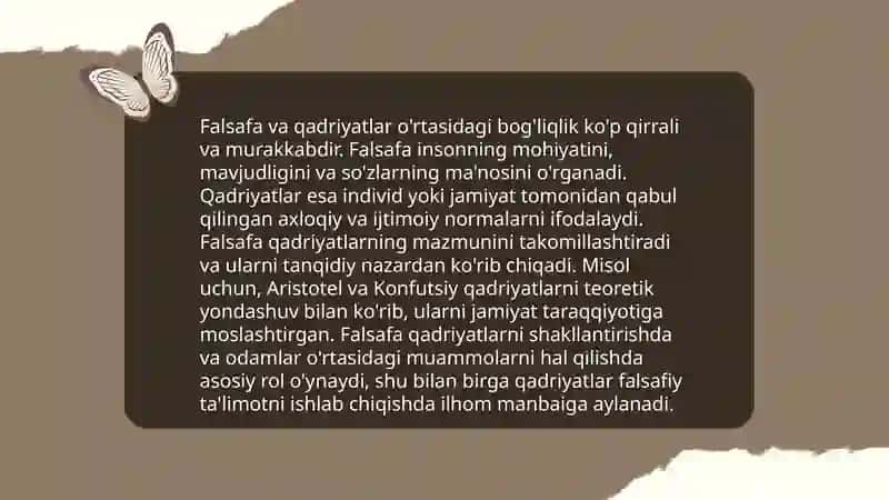 Qadriyatlar falsafasi 4