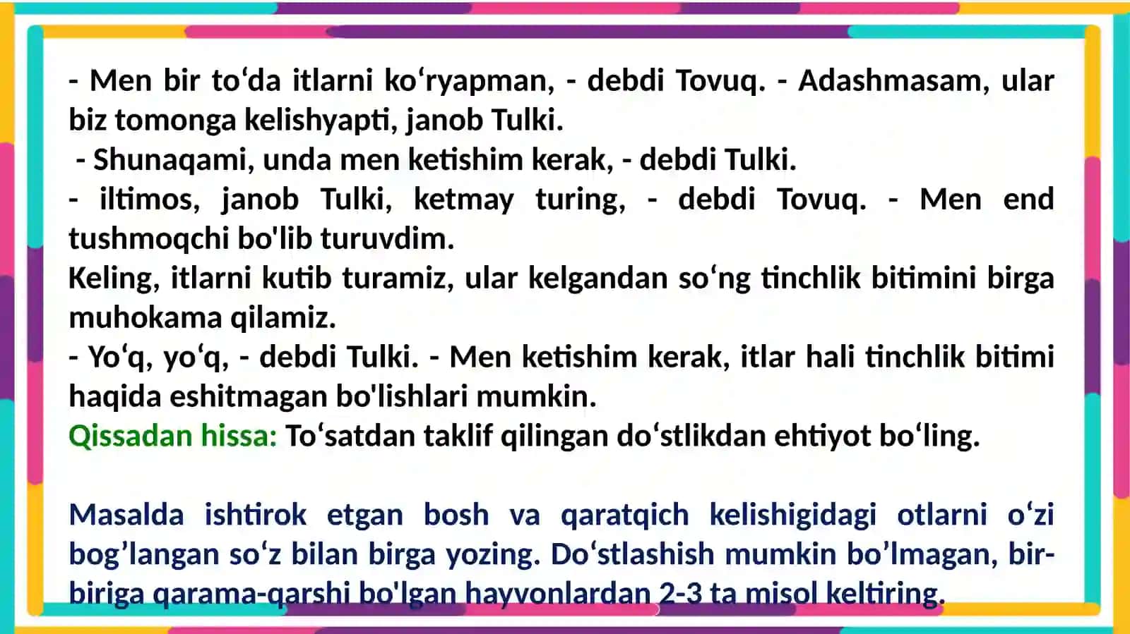 Qaratqich kelishik 4