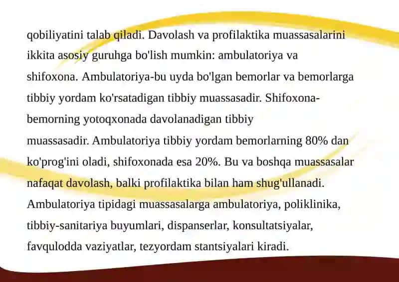Tibbiyot kasbiga kirish slayd 4