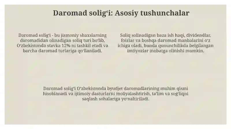 Soliqlar va majburiy toʻlovlar hisobi 4