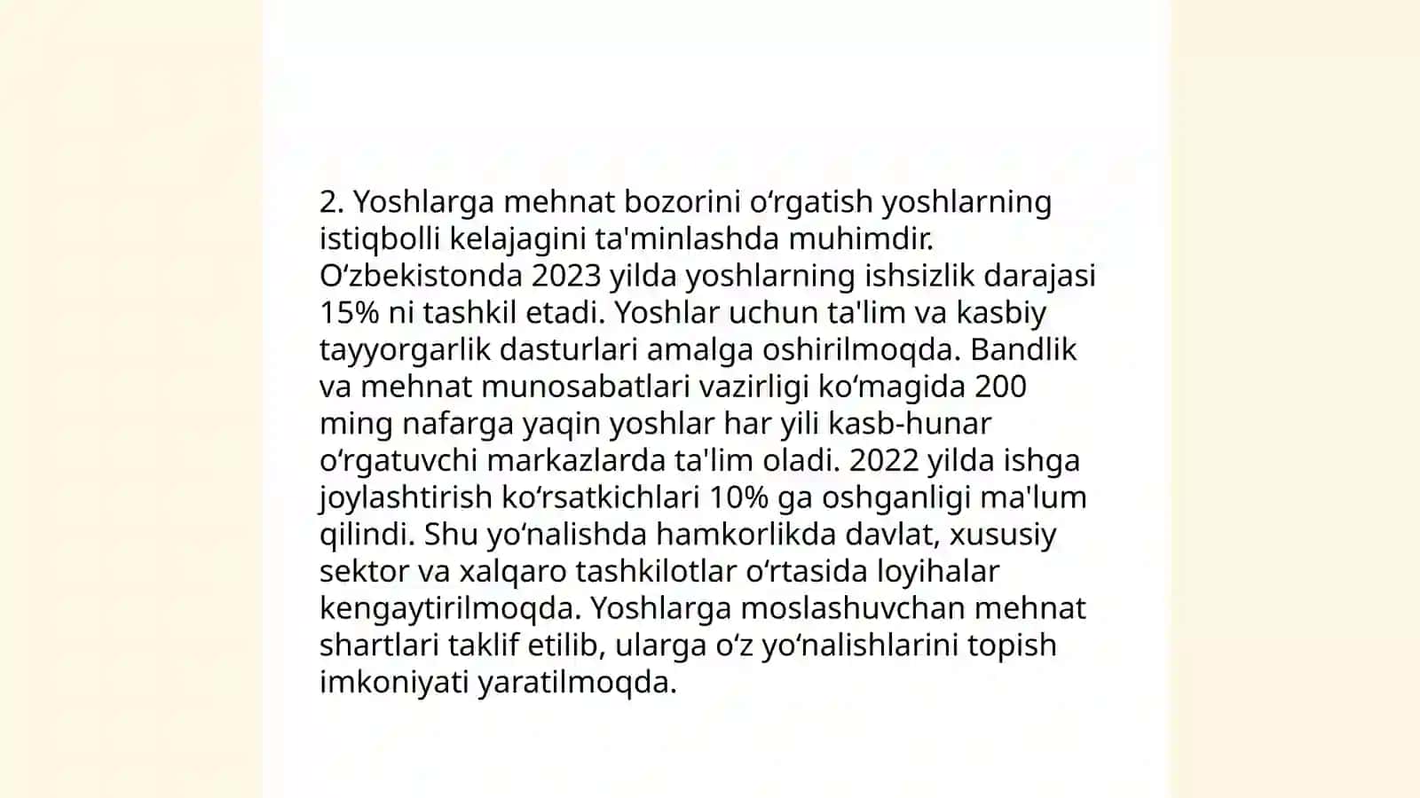 Yoshlar bilan kasbga yoʻnaltirish ishlari 4