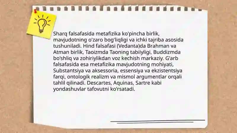 Sharq va G'arb mutaffakirlari haqida 4