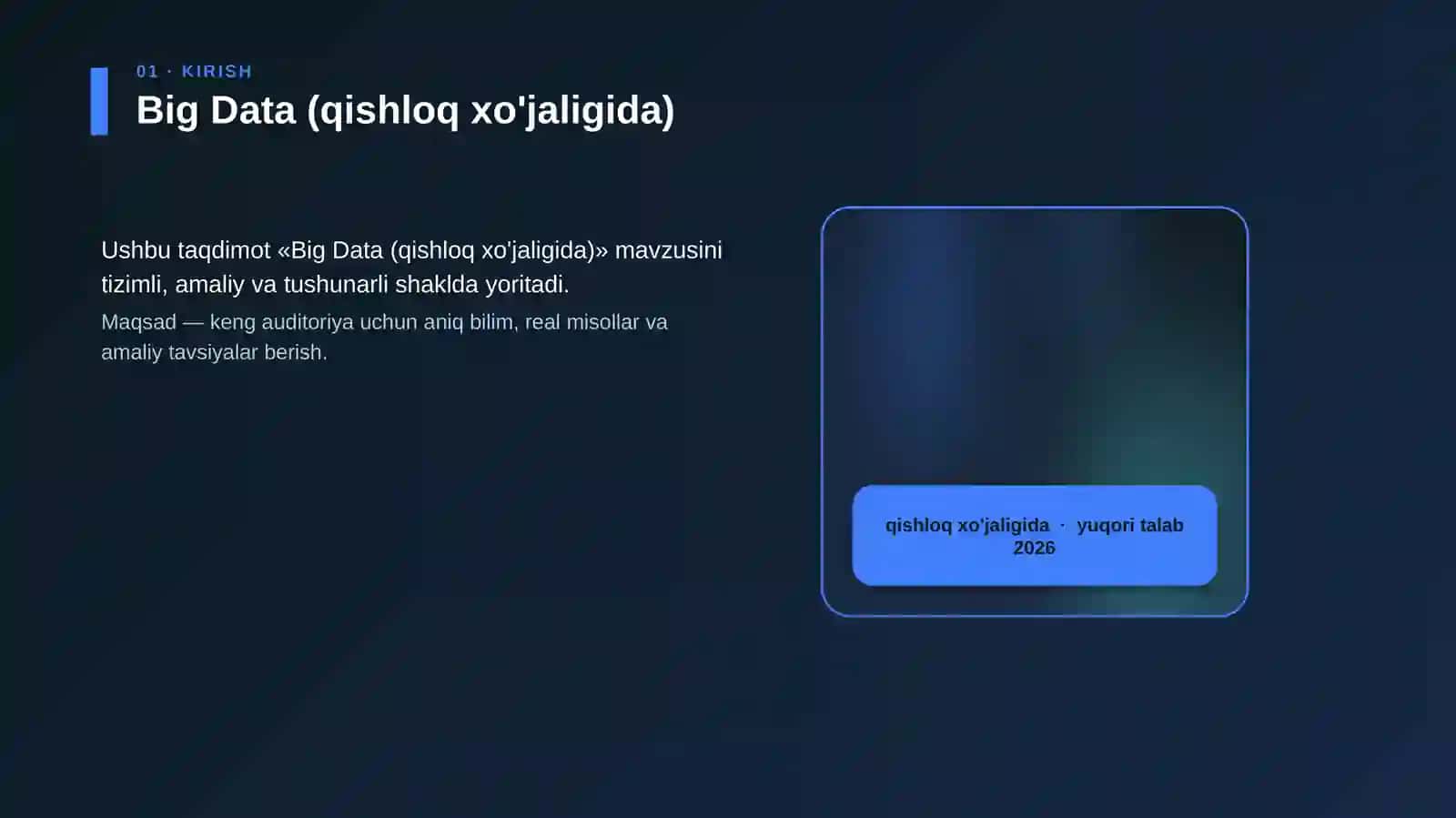 Big Data (qishloq xo'jaligida) 4