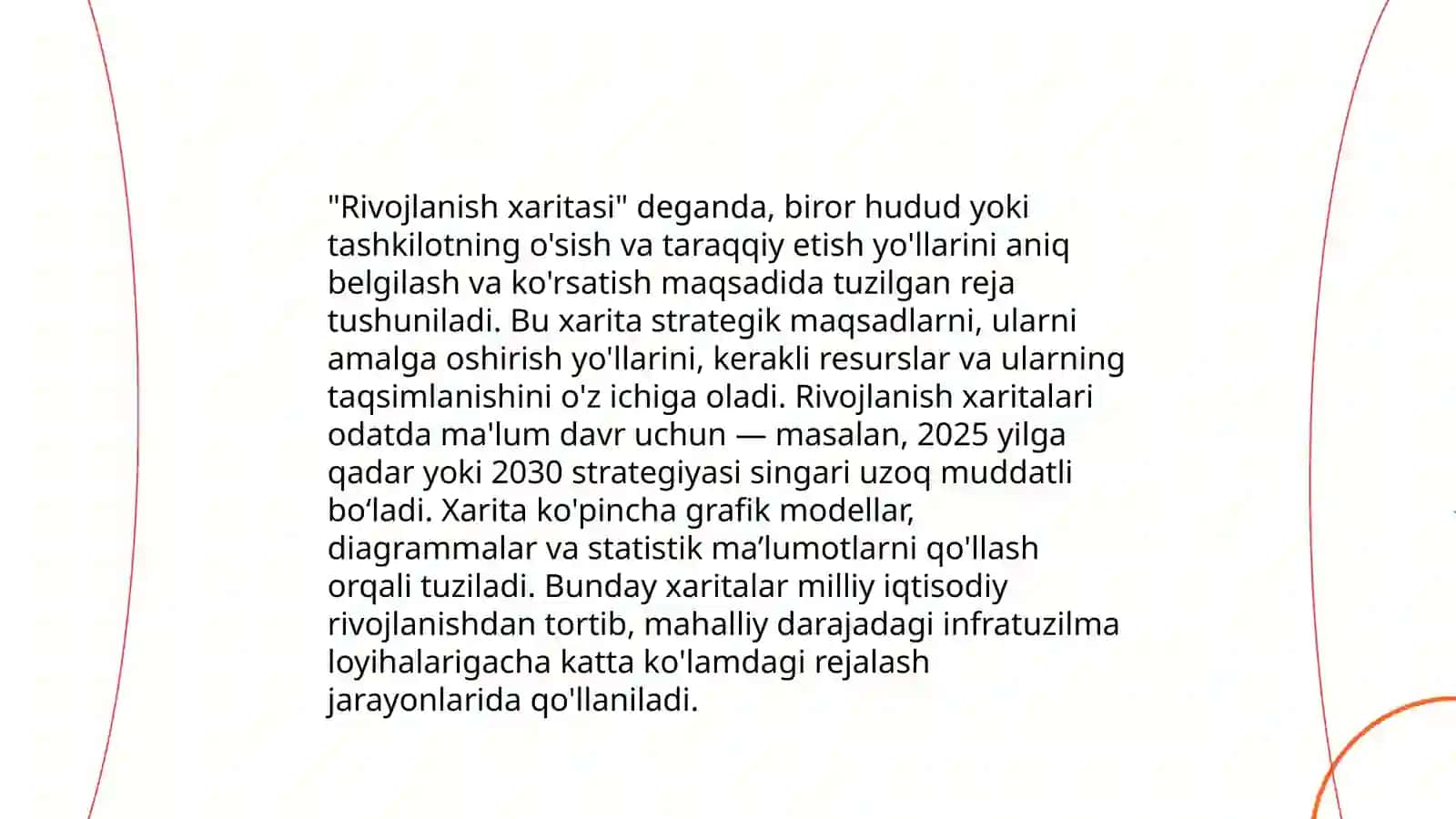 O'quvchining rivojlanish xaritasi 4