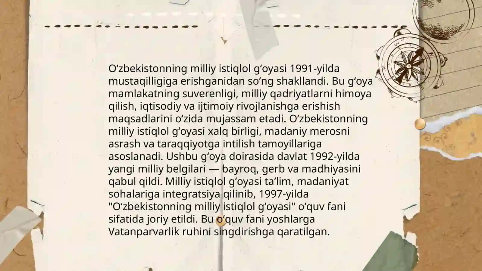 Istiqlolning tarixiy asosi 4