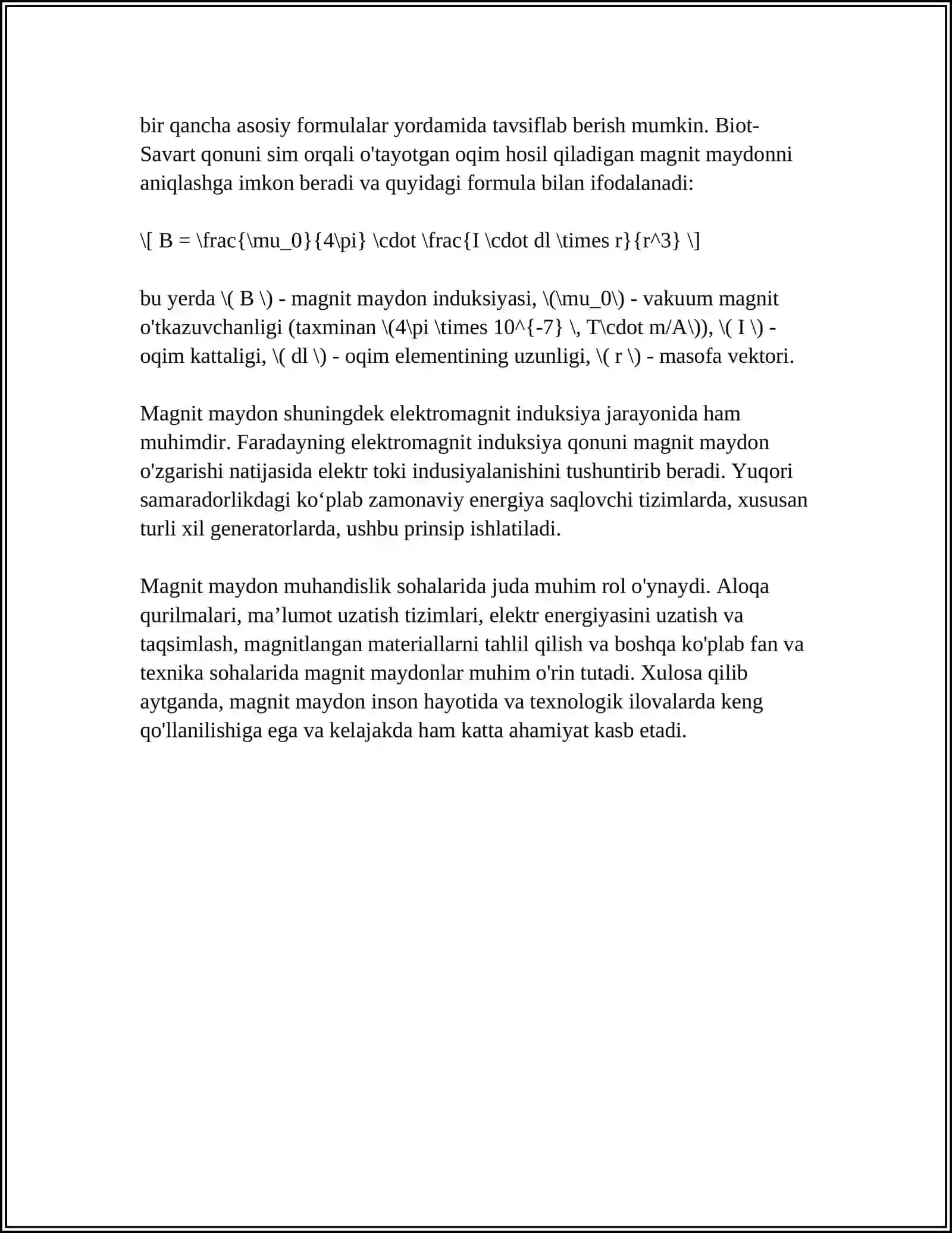 MAGNIT MAYDON. MAGNIT MAYDON INDUKSIYASI 4