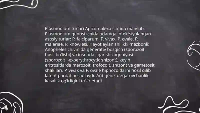 Sporalilar - odam parazitlari 4
