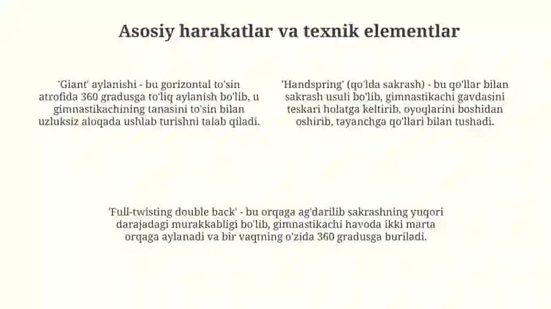 Gimnastikaga oid atamalar 4