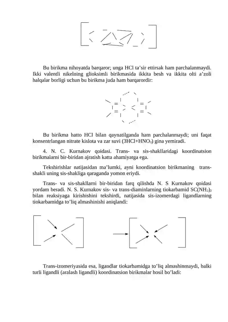 Koordinasion birikmalarda izomeriya turlari 4