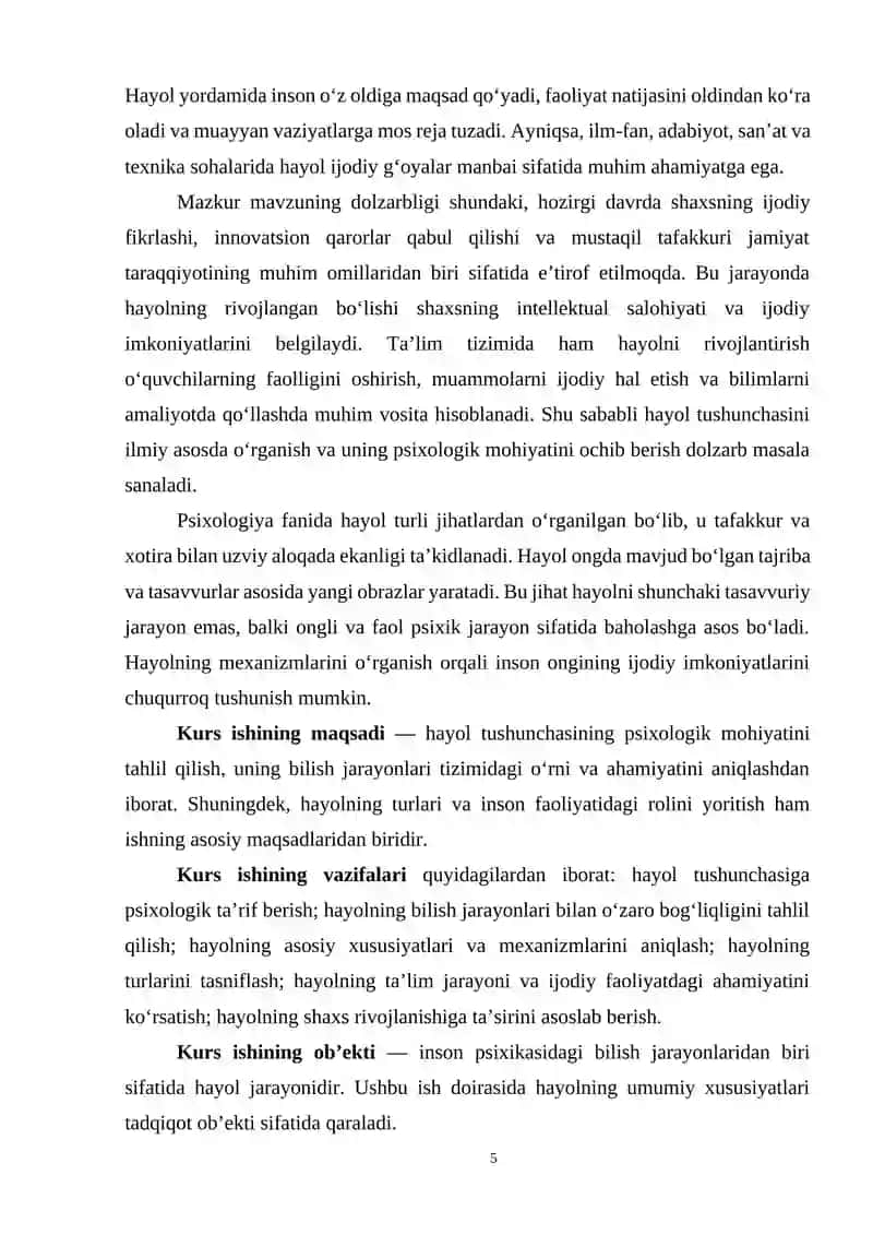HAYOL HAQIDA UMUMIY TUSHUNCHALAR 4