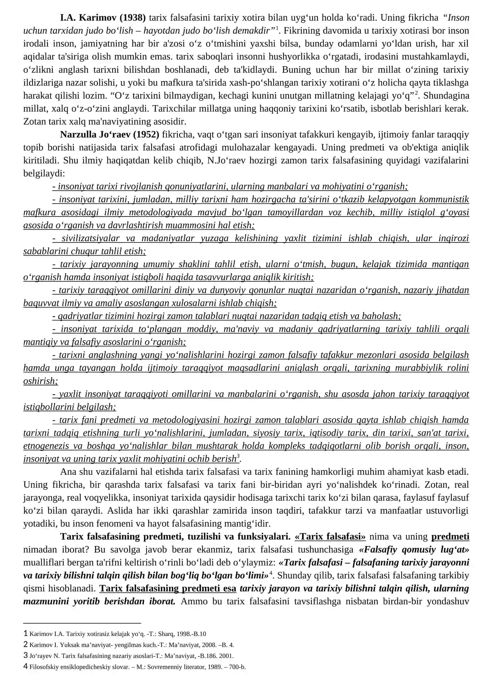 TARIX FALSAFASI 4