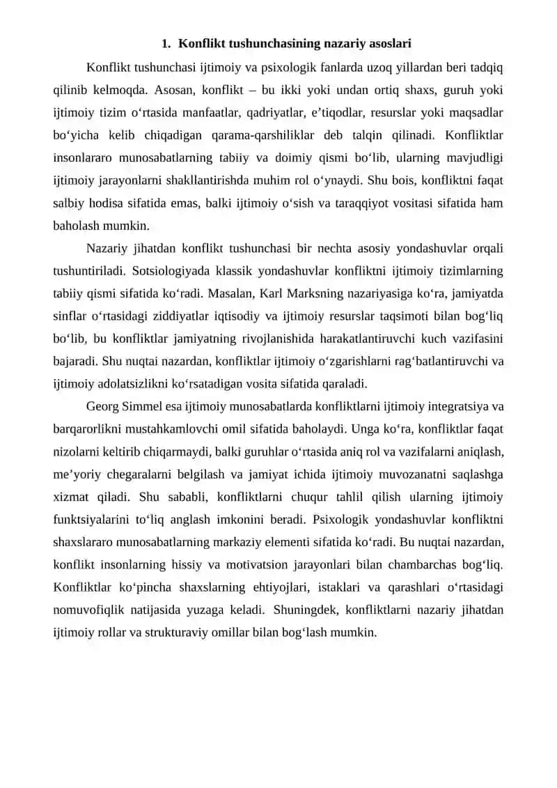 Konflikt tushunchalari 4