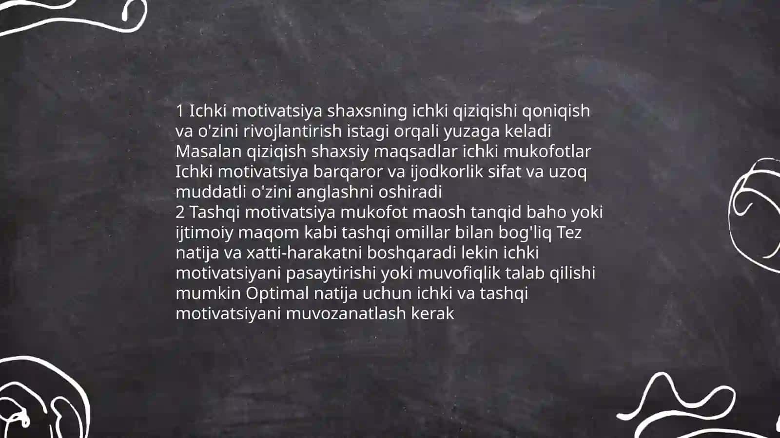 Faoliyat va motivatsiya 4
