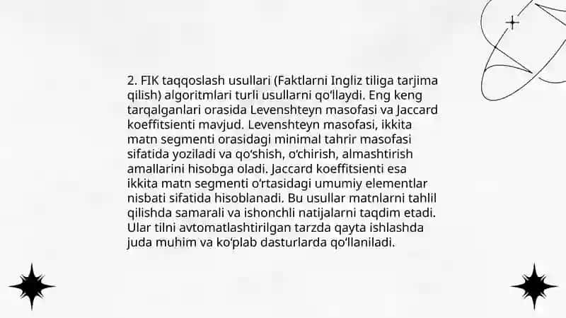 Sikllar termik FIK taqqoslash usullari 4