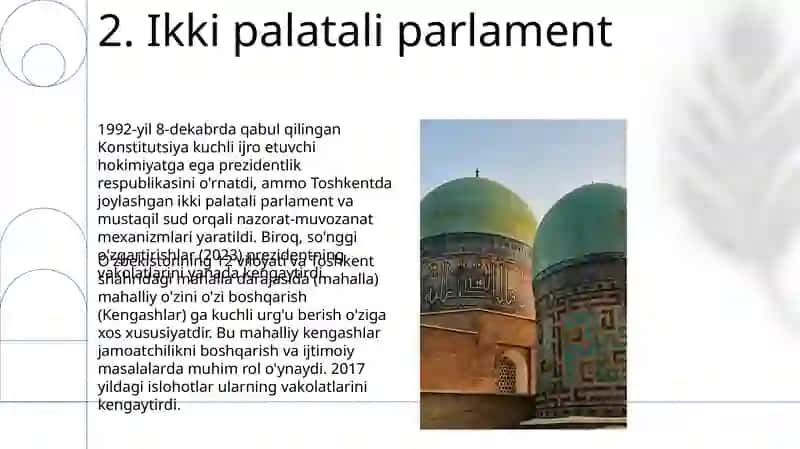 O'zbekiston Respublikasi davlat shakli 4