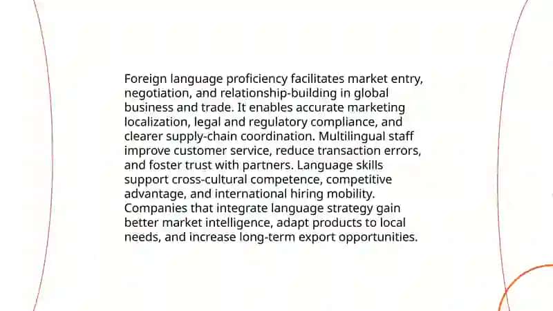 The role of foreign language 4