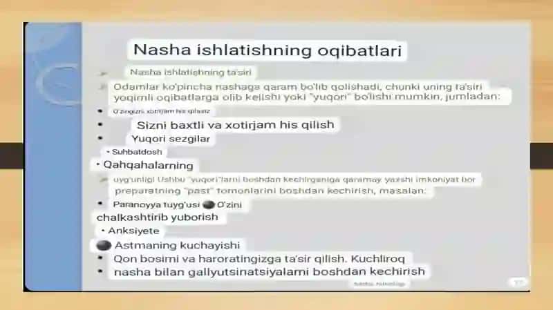 Nasha qabul qilgan bemorlardagi psixozlar 4