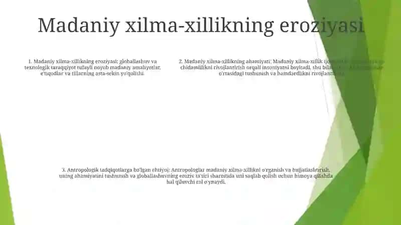 Antropologik Inqirozning Oldini Olish 4