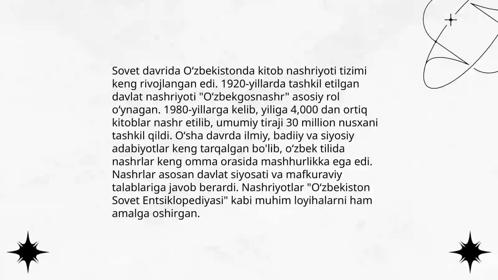 Shoʻrolar hokimiyati davrida bibliografik faoliyat 4