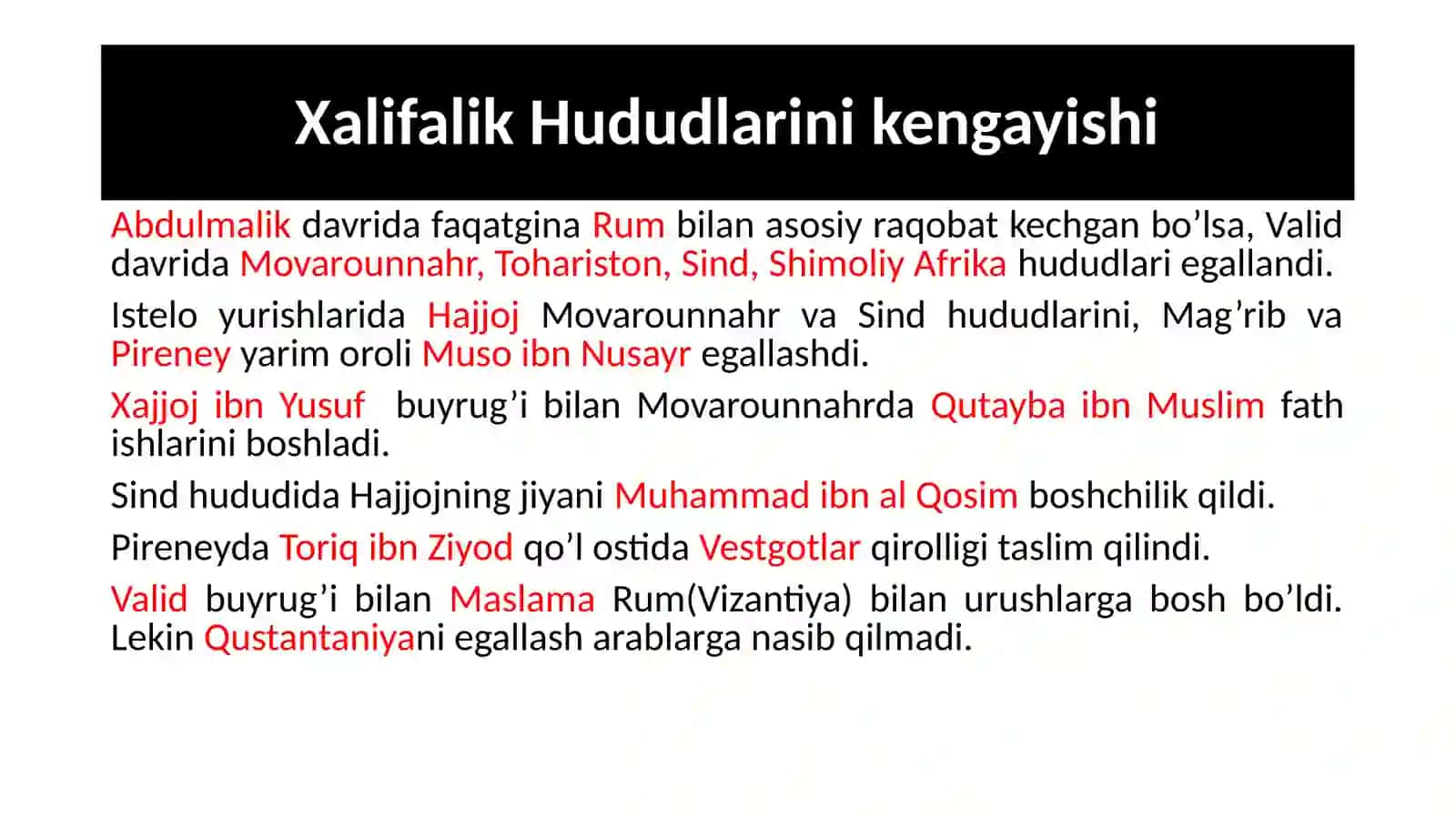 Movarounnahrning fath qilinishi 4