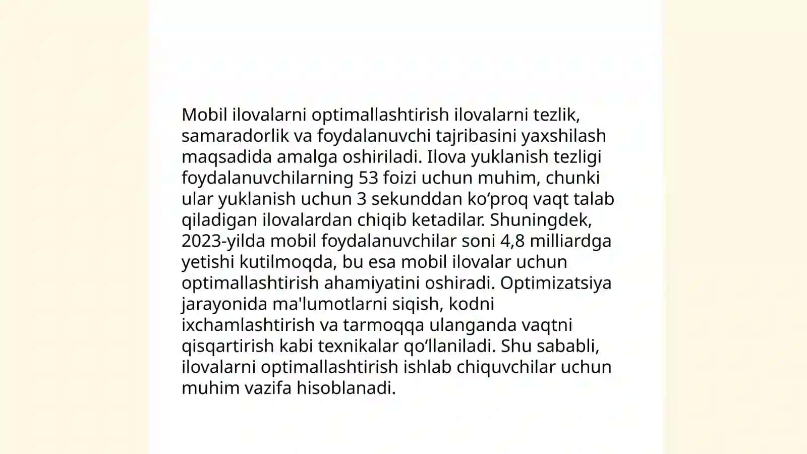 Mobil tarmoqlarni rivojlantirish tamoyillari 4