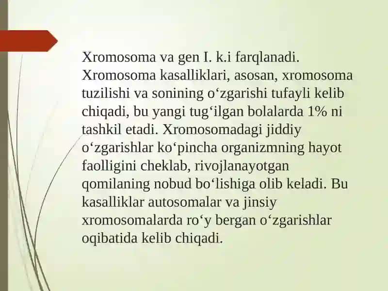 Genetik kasalliklar molekulyar diagnostikasi 4
