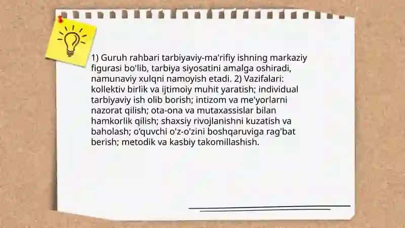 Jamoaning shaxs tarbiyasiga tasiri 4