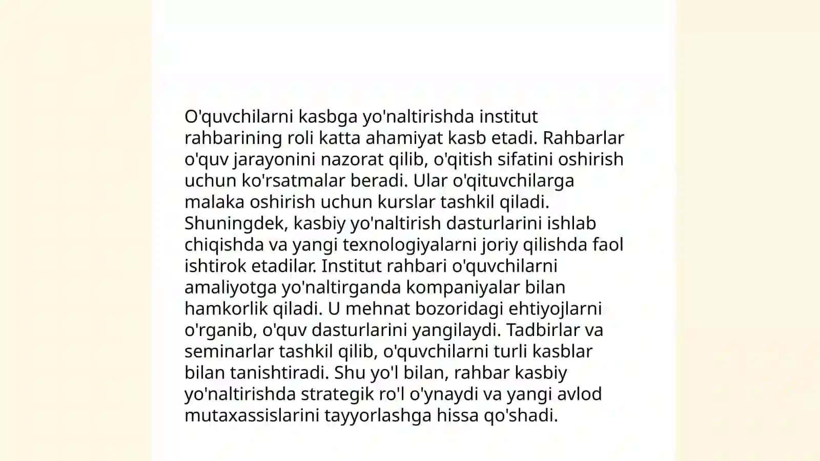 Kasbga yo'naltirish ishining maqsadi va vazifalari 4