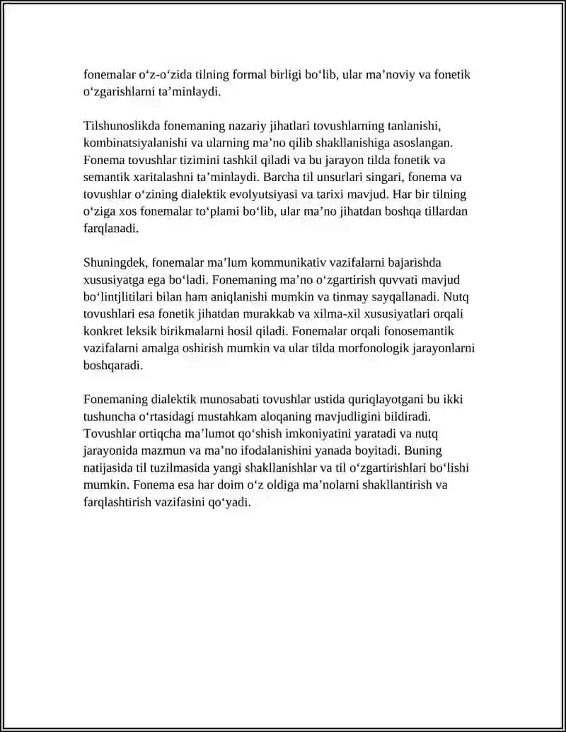 FONEMA VA TOVUSHNING DIALEKTIK MUNOSABATI 4