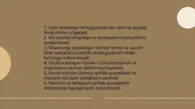Bolalar psixologiyasida oʻyin metoding ahamiyati 4
